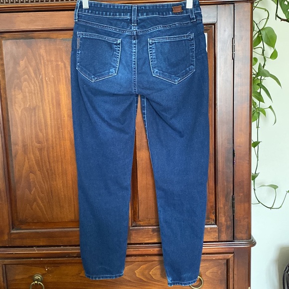 PAIGE Verdugo Crop Skinny Jeans in Pinnacle dark wash Size 27 - Picture 3 of 15